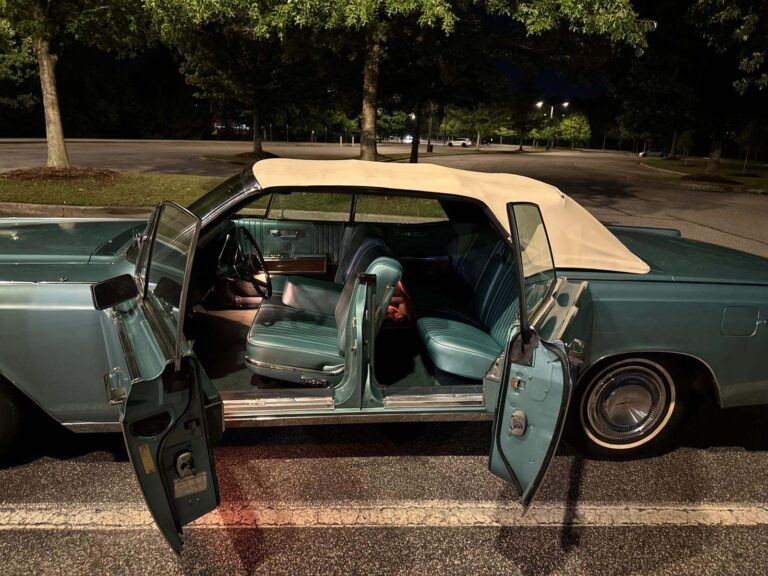 1967 Lincoln Continental Convertible, Teal Green "Betty"
