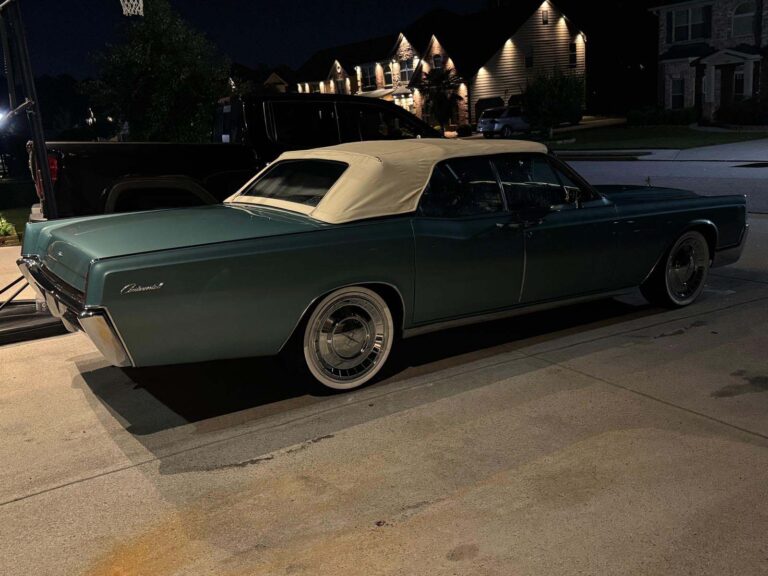 1967 Lincoln Continental Convertible, Teal Green "Betty"