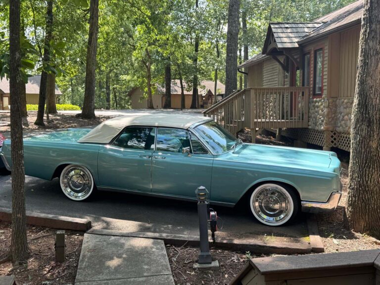 1967 Lincoln Continental Convertible, Teal Green "Betty"