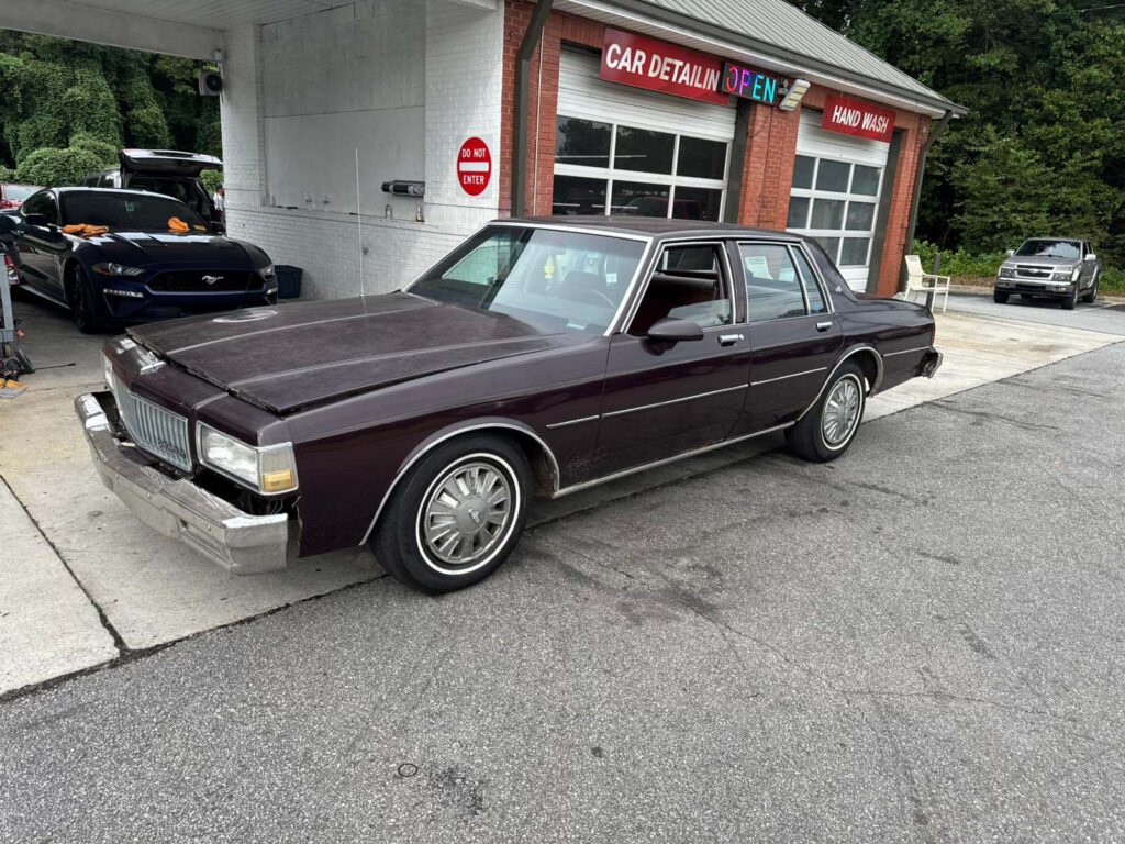 1989 Chevrolet Caprice, Burgundy "Del Ray"