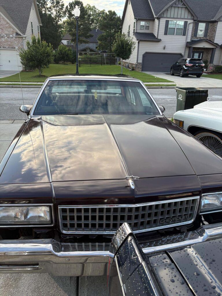 1989 Chevrolet Caprice, Burgundy "Del Ray"