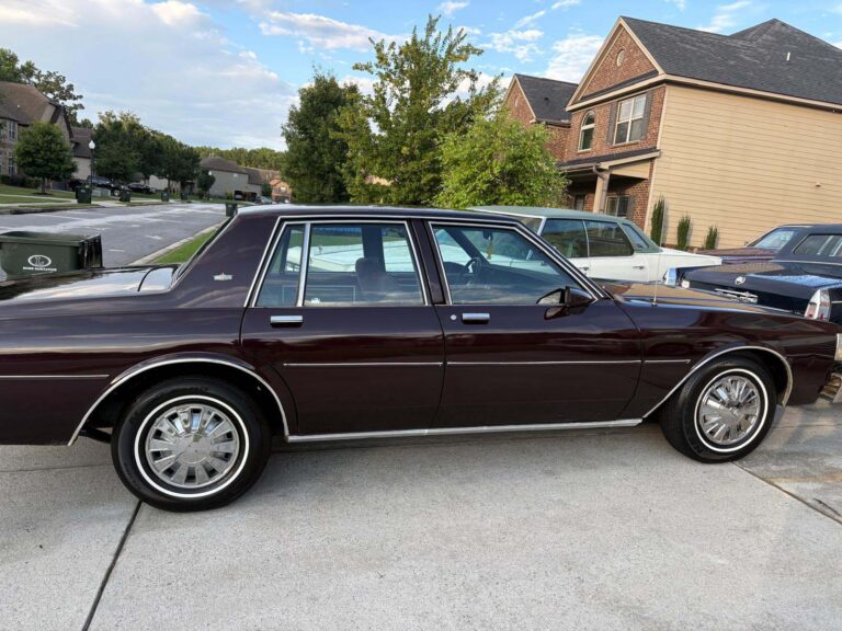 1989 Chevrolet Caprice, Burgundy "Del Ray"