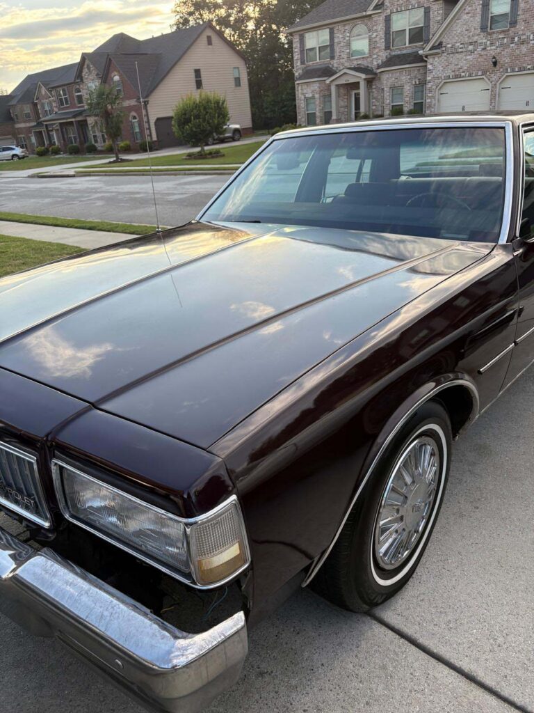 1989 Chevrolet Caprice, Burgundy "Del Ray"