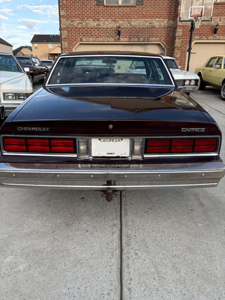 1989 Chevrolet Caprice, Burgundy "Del Ray"