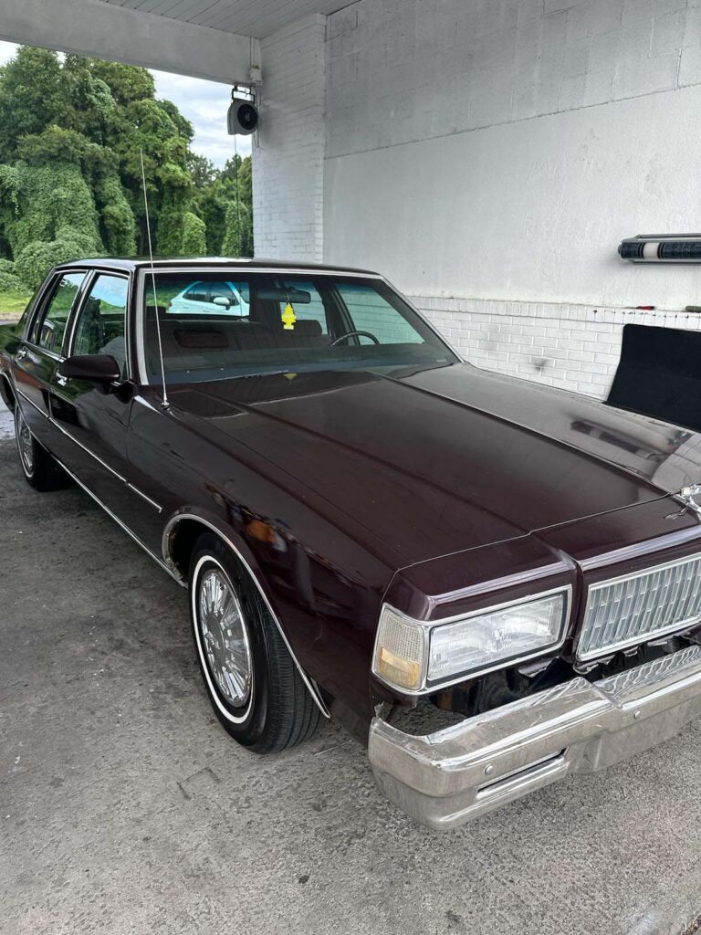1989 Chevrolet Caprice, Burgundy "Del Ray"
