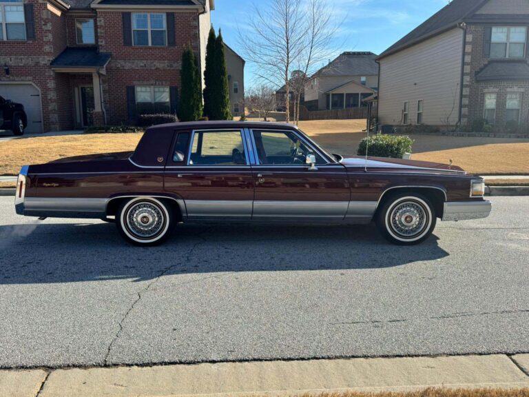 1991 Cadillac Brougham D'Elegance, Cranberry "Daddy John"