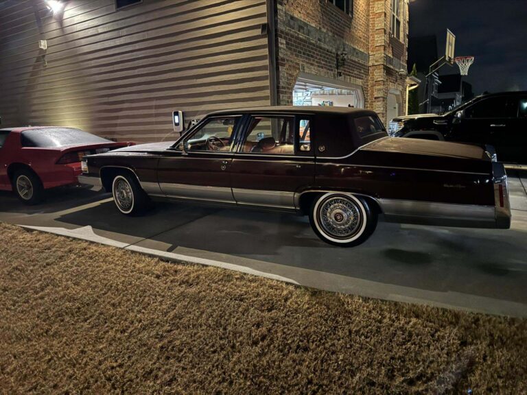 1991 Cadillac Brougham D'Elegance, Cranberry "Daddy John"
