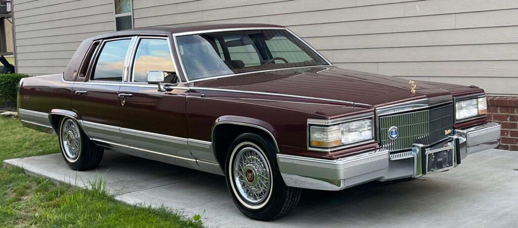 1991 Cadillac Brougham D'Elegance, Cranberry "Daddy John"