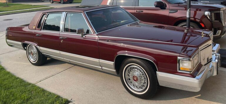 1991 Cadillac Brougham D'Elegance, Cranberry "Daddy John"